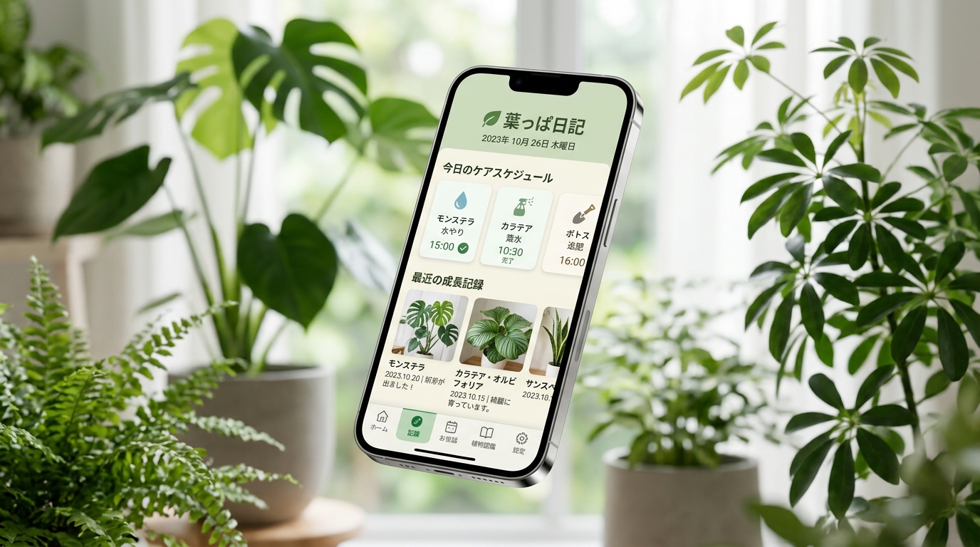 草花手帳 アプリプレビュー